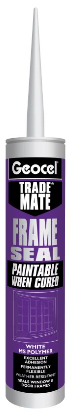 Geocel Trade Mate Paintable Frame Seal 310ml in white