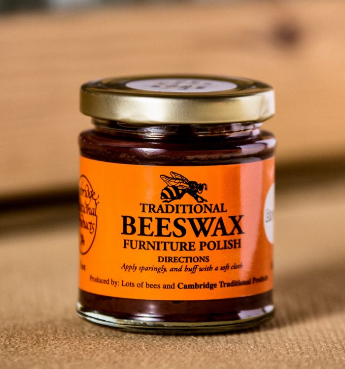 Cambridge Traditional Beeswax Furniture Polish, 142g, Brown