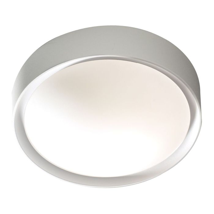 DAR BET52 Beta Flush IP44 Ceiling Light in Grey