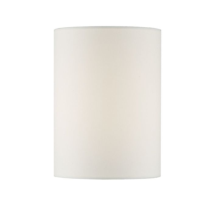 DAR S1061 Tuscan Wall Light with 13cm ivory cotton shade