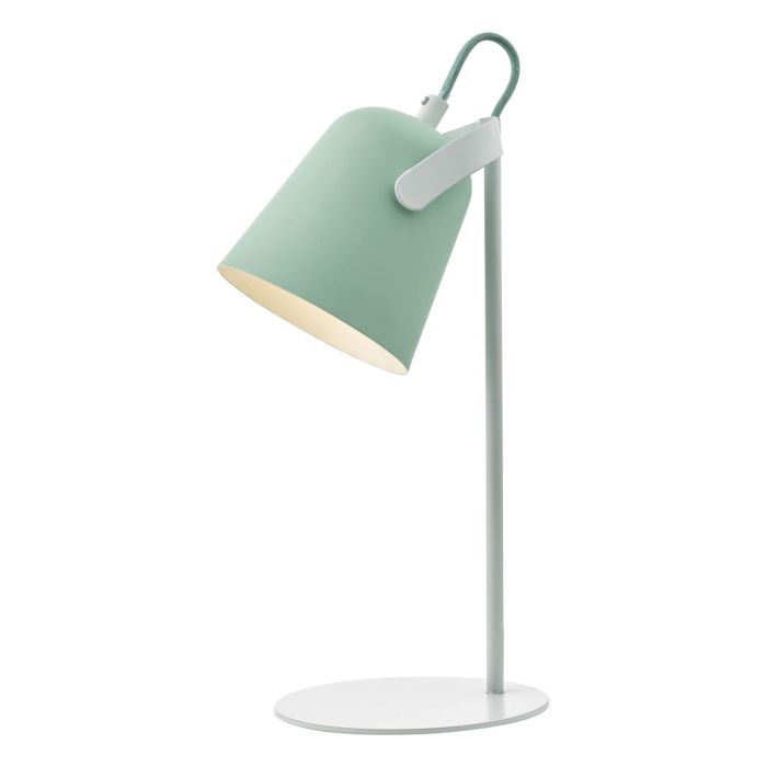 DAR Lighting EFF4124 Effie Table Lamp in pale green and matt white