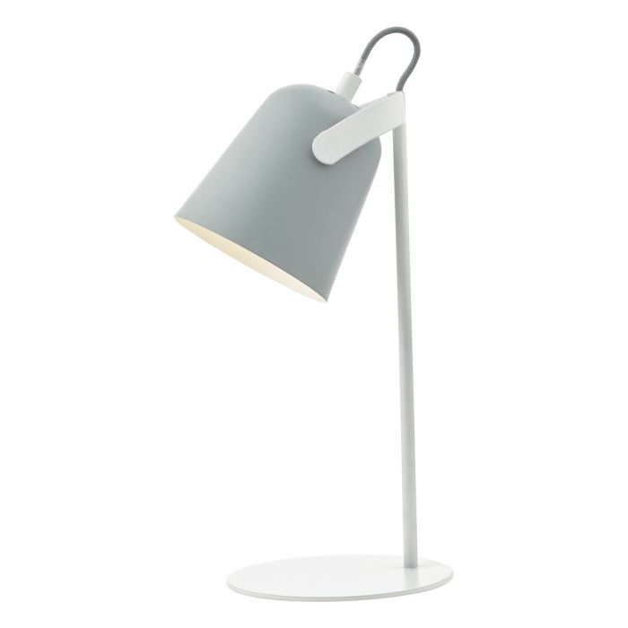 DAR EFF4139 Effie Table Lamp in matt grey and white