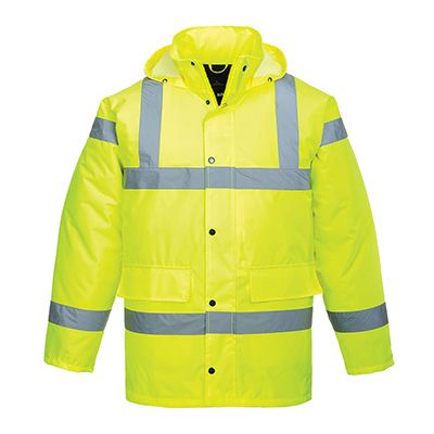 Portwest S460 Hi-Vis Traffic Jacket in Yellow L