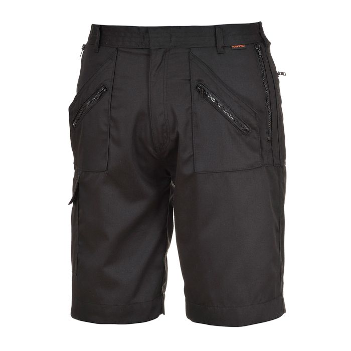 Portwest S889 Action Shorts in black, size L