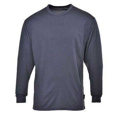 Portwest B133 Thermal Baselayer Top in Charcoal, size M