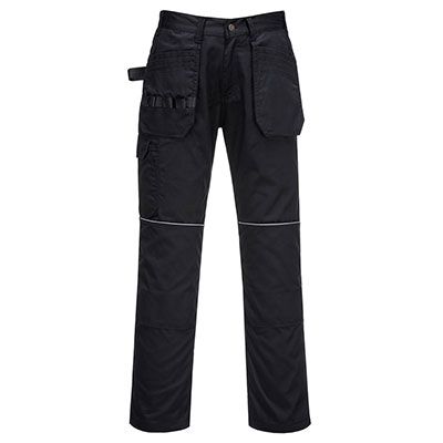 Portwest C720 Tradesman Holster Trouser in black, size 34R