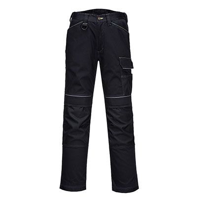 Portwest T601 PW3 Work Trousers - Black - 40R