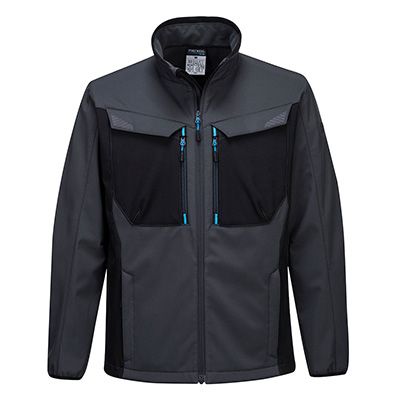 Portwest T750 WX3 Softshell Jacket in Metal Grey, Size S