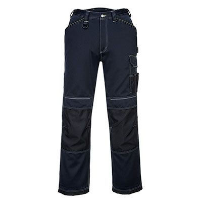 Portwest T601 PW3 Work Trousers in Navy and Black size 36R