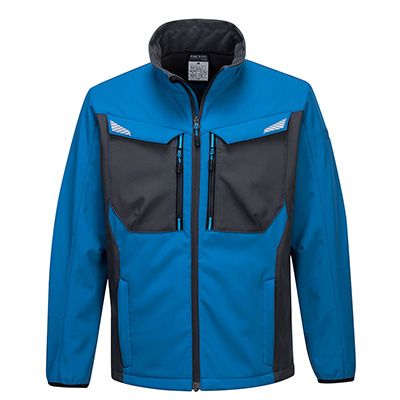 Portwest T750 WX3 Softshell Jacket in Persian Blue Size M