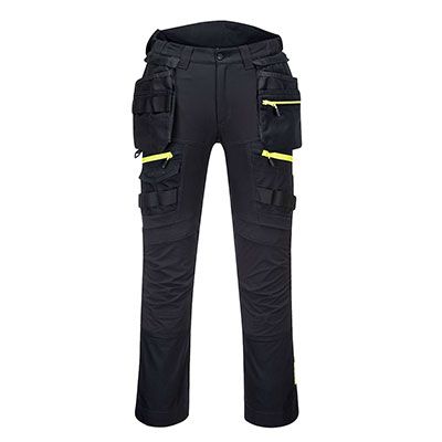 Portwest DX440 DX4 Detachable Holster Pocket Trouser in black