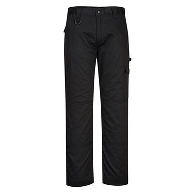 Portwest CD884 Super Work Trouser in black, size 36R