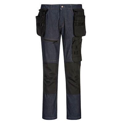 Portwest KX342 KX3 Holster Denim Trouser 42R in indigo