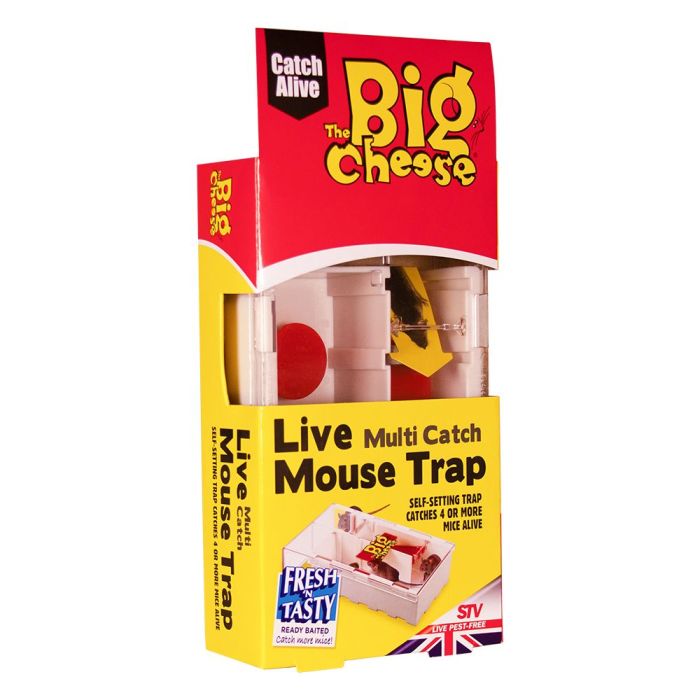 The Big Cheese Live Multi-Catch Baited Mouse Trap
