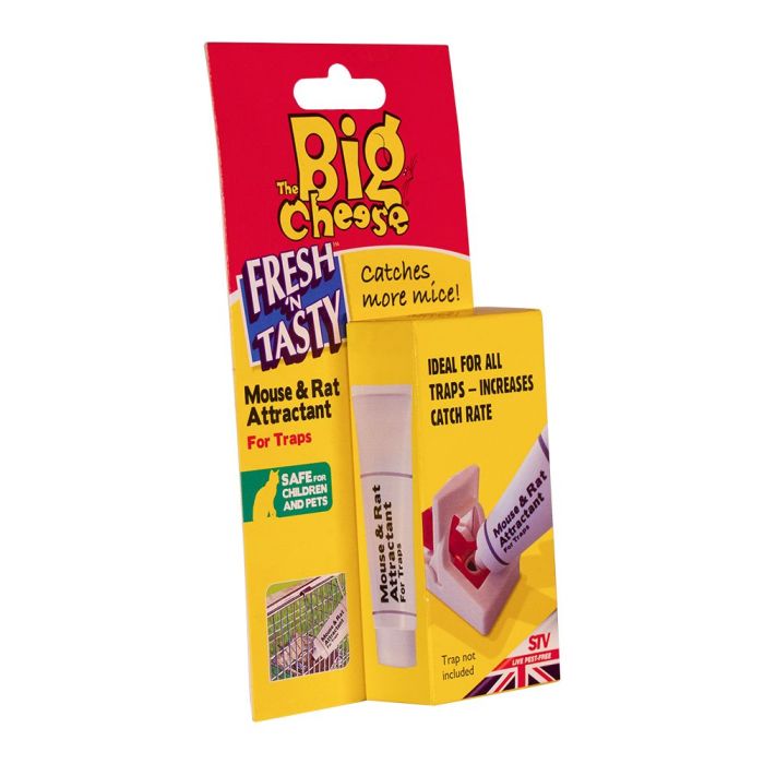 The Big Cheese Fresh 'n Tasty Mouse & Rat Attractant poison-free bait, 26g tube