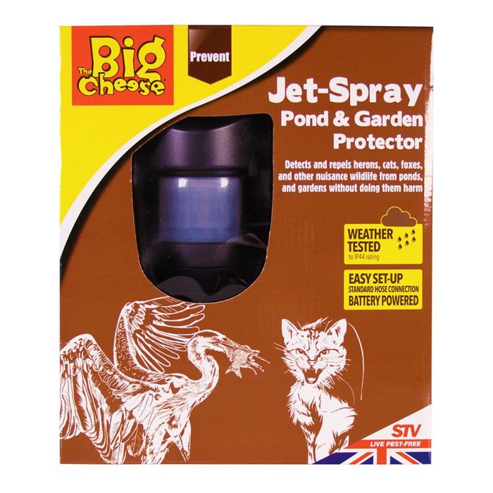 The Big Cheese Jet-Spray Pond & Garden Protector motion-activated repellent