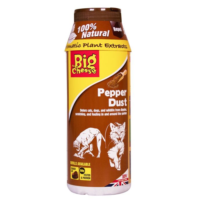 The Big Cheese Pepper Dust - 300g humane cat and dog repellent powder