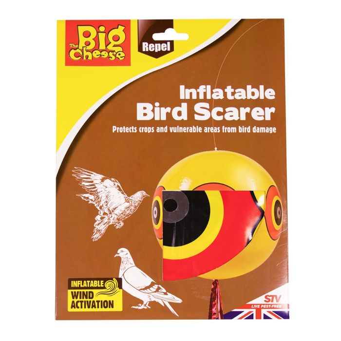 The Big Cheese Eyeball Bird Scarer STV960 inflatable wind-activated pest repeller