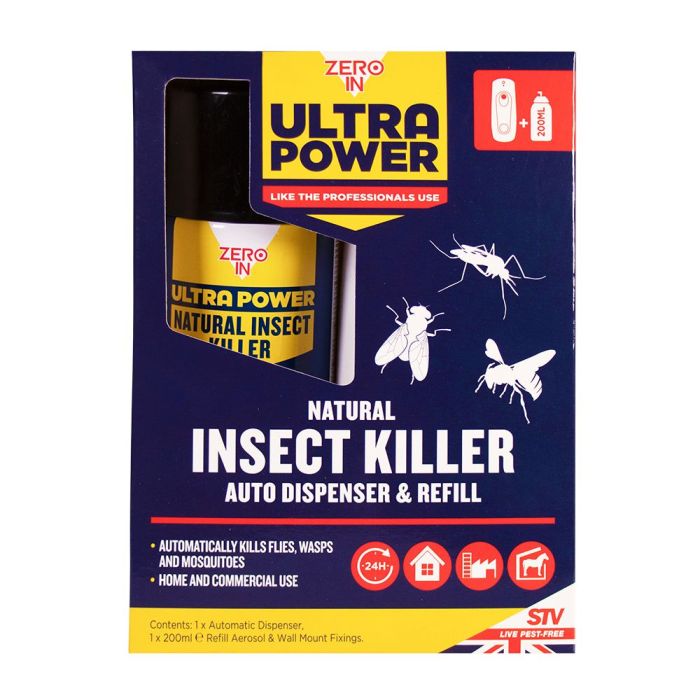 Zero In Ultra Power Natural Insect Killer Auto Dispenser and Refill