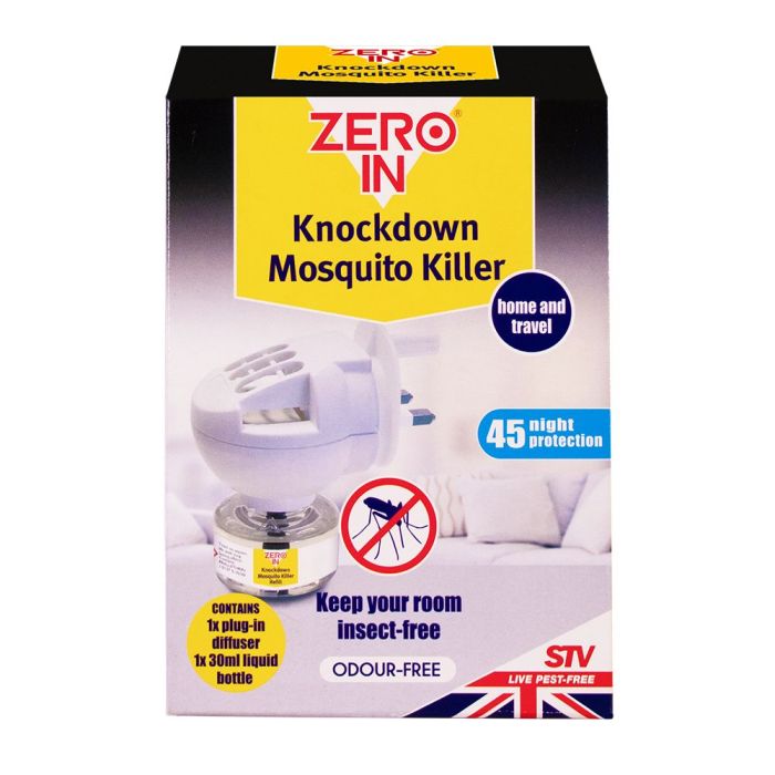 Zero In Knockdown Mosquito Killer Plug In Diffuser, 360 hours protection