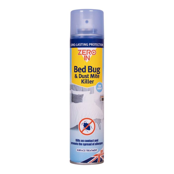 Zero In Bed Bug and Dust Mite Killer Aerosol 300ml