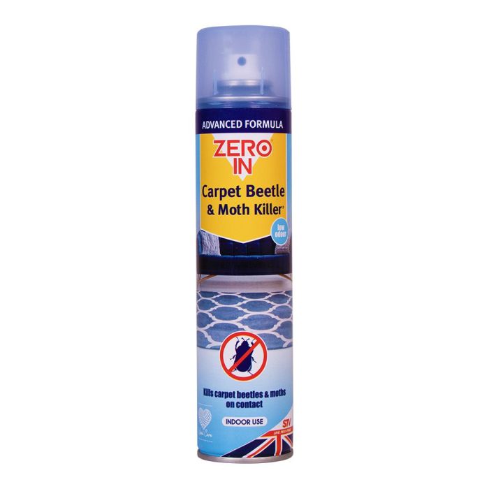 Zero In Carpet Beetle and Moth Killer Aerosol 300ml