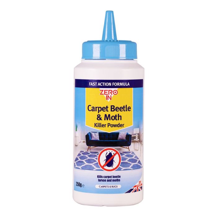Zero In Carpet Beetle & Moth Killer Powder 250g