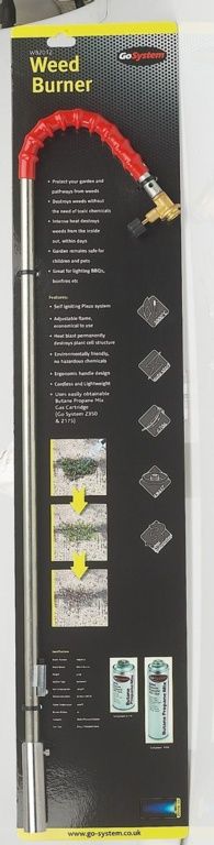 GoSystem Gardening Weed Burner with 1300°C maximum temperature