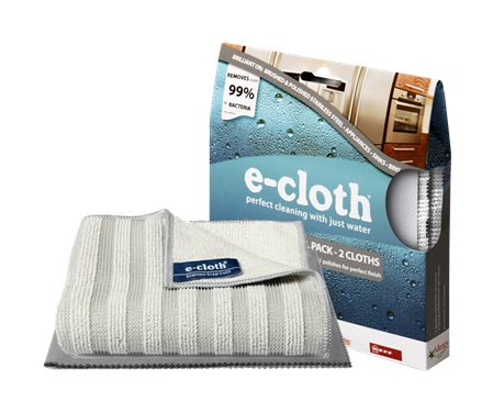 E-Cloth SSP Stainless Steel Pack two-cloth cleaning system for stainless steel