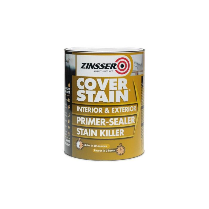 Zinsser Cover Stain Primer Sealer & Stain Killer 500ml in white