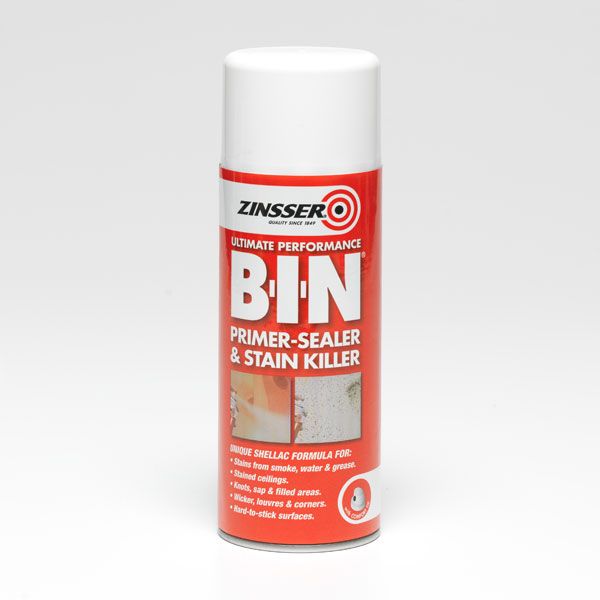 Zinsser B-I-N Primer Sealer and Stain Killer Aerosol 400ml