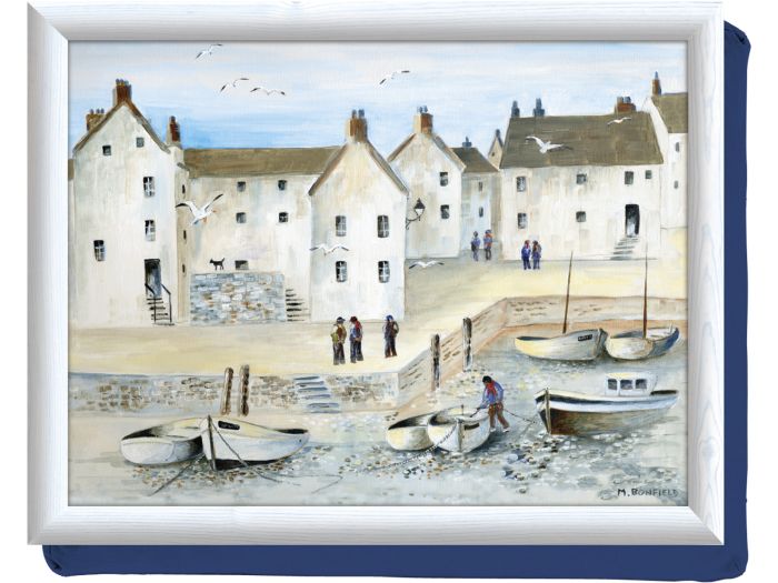 Creative Tops Cornish Harbour Cushion Lap Tray 32.5x43.5x6.5CM