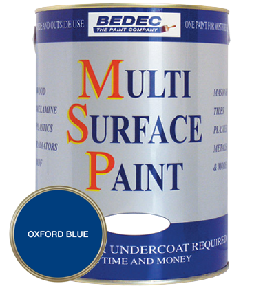 Bedec MSP Multi Surface Paint Soft Satin Oxford Blue 750ml