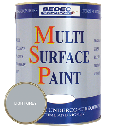 Bedec MSP Multi Surface Paint Soft Matt Light Grey 2.5L