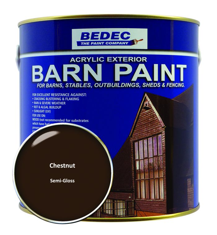 Bedec Bedec Barn Paint Semi Gloss Chestnut 2.5L