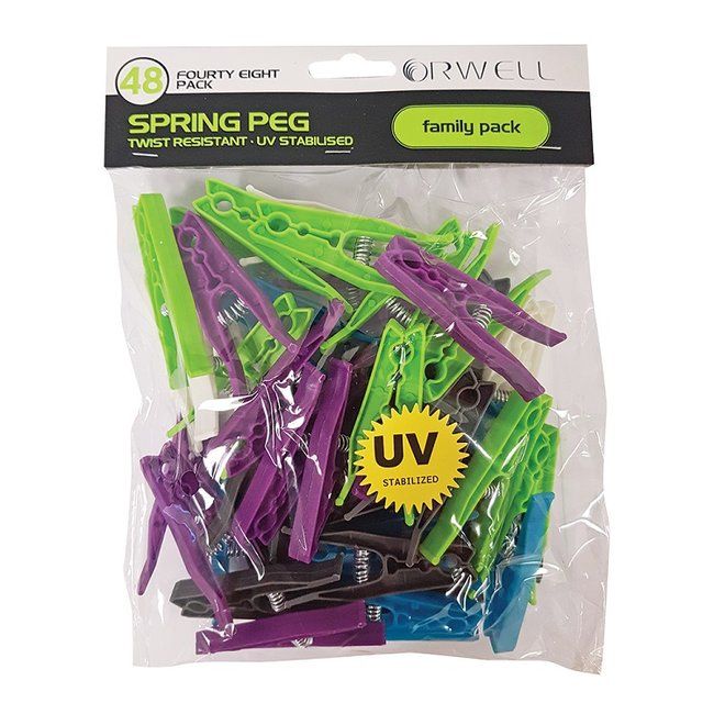 Orwell 6305 Large Spring Peg - Pack of 48