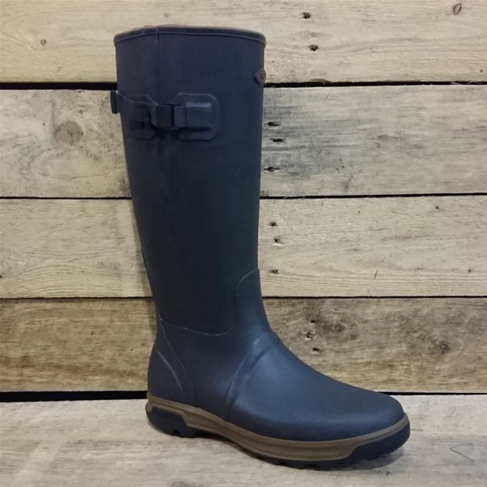 Grubs Highline Wellington Boots in mahogany, size 10