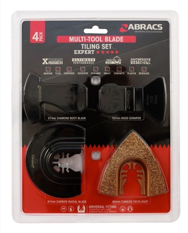 Abracs MTTSET4 Multi Tool Tiling Set 4 Pack