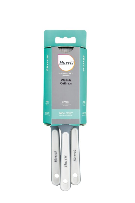 Harris Walls & Ceilings Seriously Good Flat Brushs - Pack of 3