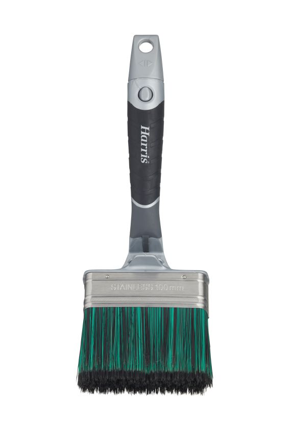 Harris Woodwork Shed and Fence Ultimate Swan Neck Brush, 120mm