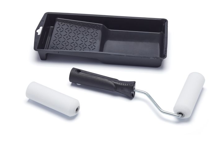 Harris Essentials Gloss Mini Roller Set, 100mm
