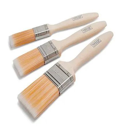 Hamilton For the Trade Fine Tip Brushes 3 Pack with wooden handles and stainless steel ferrules
