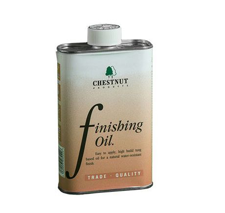 Chestnut Products Finishing Oil 500ml pale amber wood finish