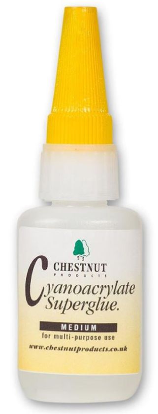 Chestnut Products Cyanoacrylate Superglue Medium 20g adhesive