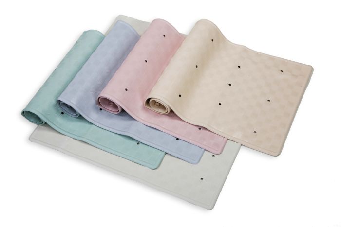 Blue Canyon BM300 White Rubber Bath Mat, 34x74CM