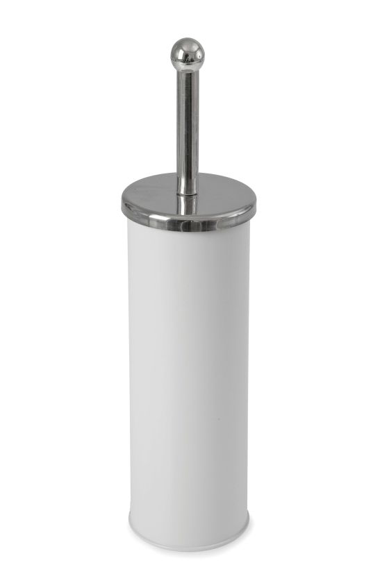 Blue Canyon Ba2301w Stainless Steel Toilet Brush and Holder 10X27CM in white