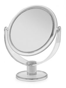 Blue Canyon BA2019 large free-standing round mirror in clear matte