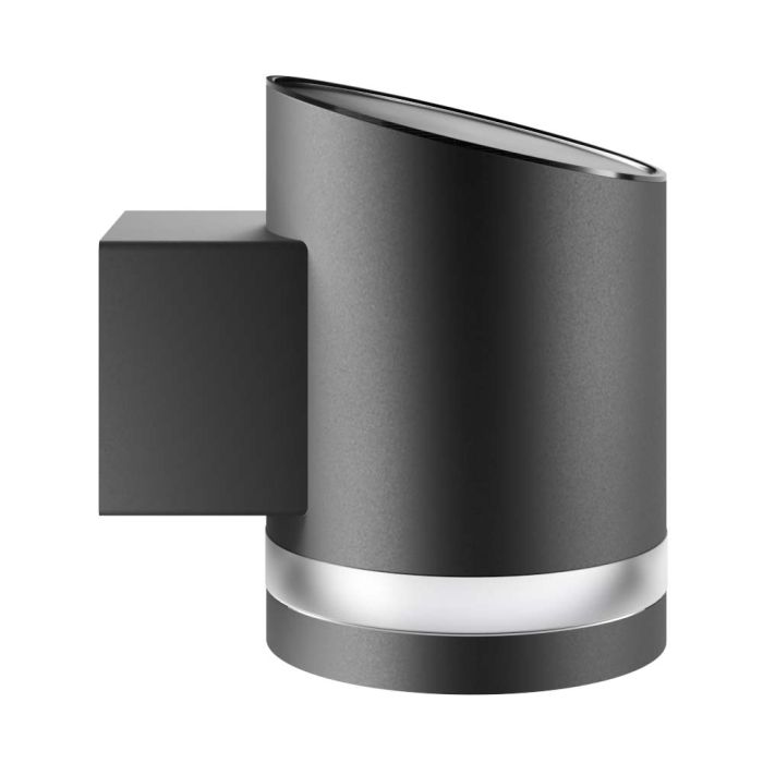 The Solar Centre Truro Solar Wall Light - Anthracite Edition in anthracite grey charcoal finish