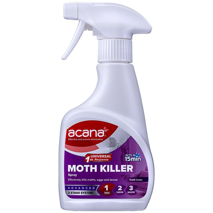 Acana Fabric Moth Killer Spray Fresh Linen 275ml