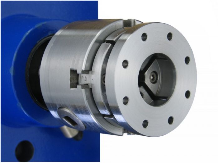 Charnwood V2FP face plate ring for VIPER2 chuck, 65mm outside diameter with 40mm dovetail and 8 screw holes